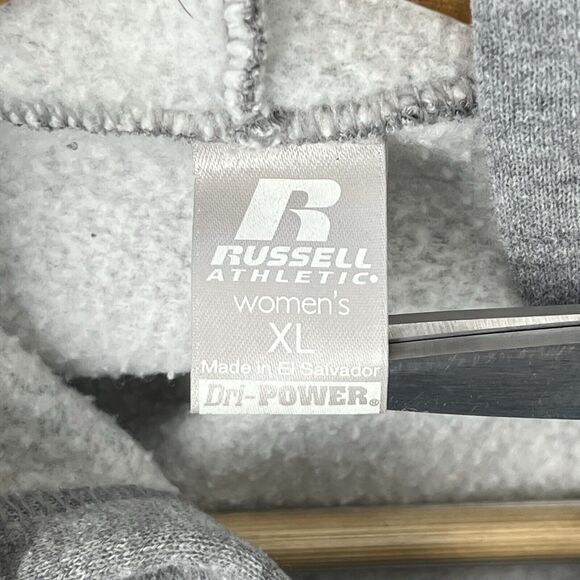 VTG Y2K Russell Womens XL Hoodie Sweatshirt Pullover Blank Essential Dri-Power - Picture 4 of 6